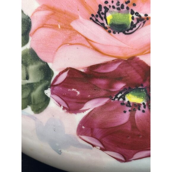 Vintage Japan Porcelain Lemonade Pitcher with 5 cups Hand Painted Floral - Picture 16 of 16